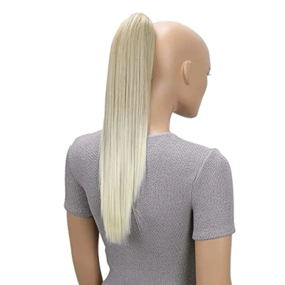 Immagine di CAISHA 40cm Coda Di Cavallo Lily Posticci Per Capelli Con Pinza Extensions Finta Liscio Biondo Mix H151