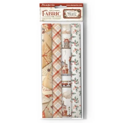 Immagine di Stamperia Tessuto per scrapbook, album, bullet journals and more poliestere, canto be sewn by mano or machine, adatto colla artigianale, perfetto artigianato e velenatura (Gear up for