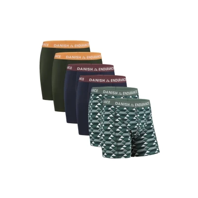 Immagine di DANISH ENDURANCE Boxer Uomo Cotone Elasticizzato, Mutande Aderenti, Intimo Invernale Traspirante, 6 Paia