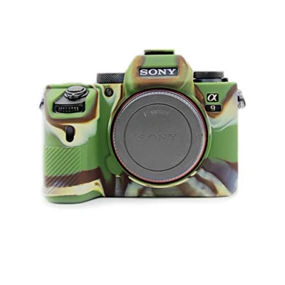 Immagine di kinokoo Custodia protettiva in silicone per SONY Alpha A9 / A7M3 A7R3 A7RIII (camuffare b)