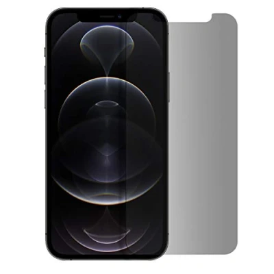Immagine di MyGadget Vetro Temperato Privacy compatibile con Apple iPhone 12 Pro Anti spia Pellicola Protettiva Antigraffio e Impronta 9H Screen Protector