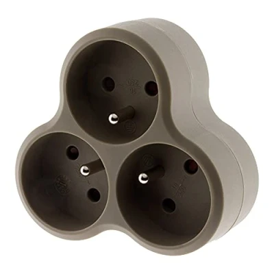 Immagine di Zenitech 190838 Triplite 3 x 16 A Talpa Trasparente