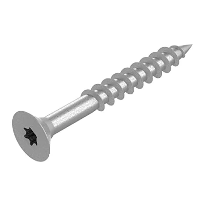 Immagine di SECCARO viti per truciolato 5 x 40 mm, in acciaio inox V2A VA A2, legno con filettatura parziale, TX/esagono incassato, 200 pezzi