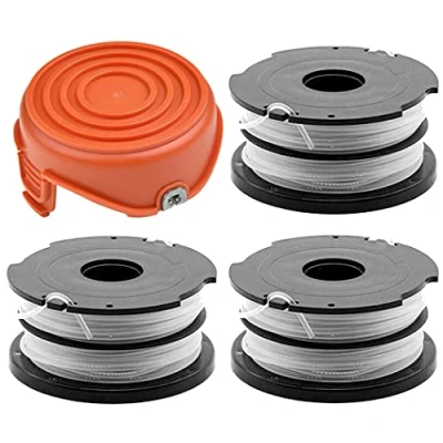 Immagine di Odashen Kit di ricambio per Black &amp; Decker Strimmer GL675 GL680 GL685 GL686 GL687 GL690?1, 3 bobine e linea.