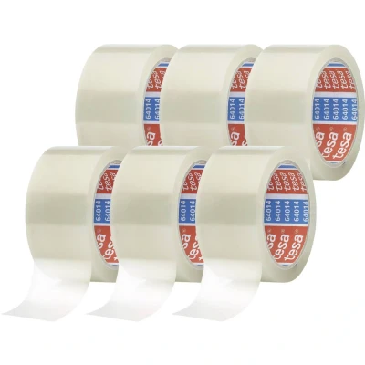 Immagine di tesa tesapack 64014 500 00 Nastro adesivo Trasparente (L x L) 66 m 50 mm 6 pz.