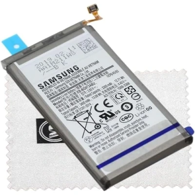 Immagine di Batteria originale per EB BG973ABU Samsung Galaxy S10 (G973F) con panno di pulizia Shlok