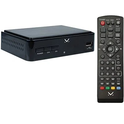 Immagine di Majestic DEC 665 Decoder Digitale terrestre DVB T/T2 HD, ingresso USB, Telecomando, SCART, HDMI