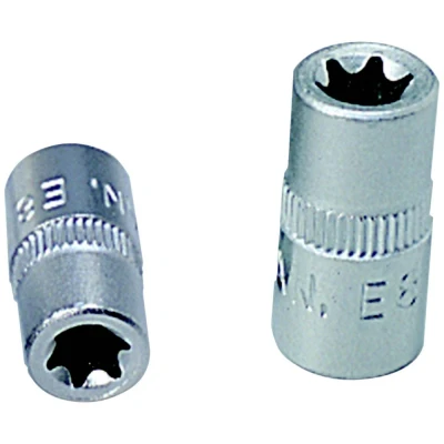 Immagine di KS TOOLS 911.4352 Serie di bussole DIN 3120, ISO 1174 E12 Acciaio al cromo vanadio Torx esterno, Profilo E zigrinato