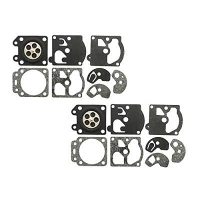 Immagine di C·T·S Kit guarnizioni e membrana carburatore sostituisce Walbro per Kawasaki TG18 TD18 (confezione da 2)
