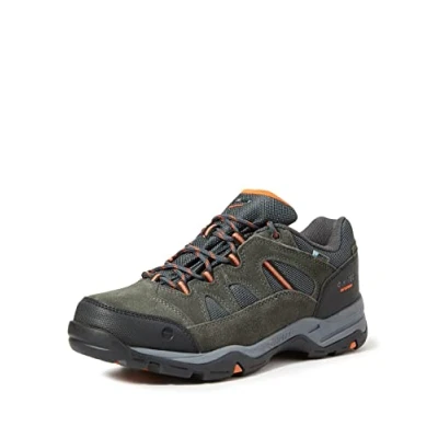 Immagine di Hi Tec Banderra II Low WP, Stivali da Escursionismo Uomo, Grigio (Charcoal/Graphite/Burnt Orange 51), 41 EU