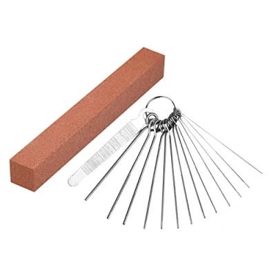 Immagine di CZ Store Lime per Capotasto Chitarra ✮GARANZIA a VITA✮ 13 in Acciaio Inossidabile da 0,5 mm 1,5 Lima Sella e Ghiera, Accessori Corde Tasti Kit Manutenzione Strumento Corda
