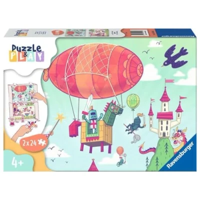 Immagine di Ravensburger, Festa a Corte, Linea Play 3x24 Pezzi, Puzzle per Bambini, età Raccomandata 4+, Multicolore, 05596 8