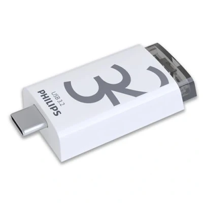 Immagine di Philips Click Edition USB 3.2 Gen 1 Flash Drive 32 GB per PC, laptop, smartphone, tablet con porta C, velocità di lettura fino a 120 MB/s
