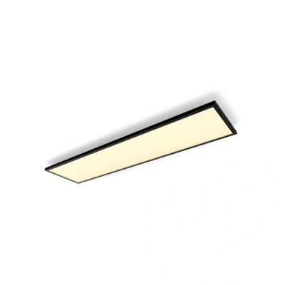 Immagine di Philips Hue White Ambiance Aurelle, Plafoniera Smart Rettangolare, Luce Bianca da Calda a Fredda, Dimmerabile, 39W, Nero