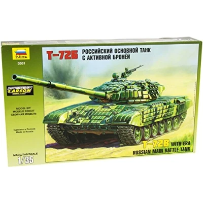 Immagine di Zvezda Modellino Panzer T 72 w/Era, Scala 1:35