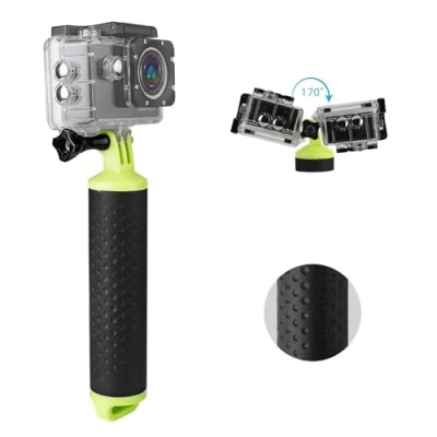 Immagine di WOLFANG Impugnatura galleggiante Action Cam Subacquea Manopola Floating Hand Grip Monopiede per Immersione Camera