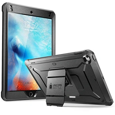 Immagine di Supcase Unicorn Beetle Pro Series Custodia ibrida con cavalletto integrale per iPad Mini 5 (versione 2019) e 4, colore: nero