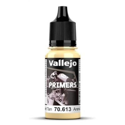 Immagine di Vallejo Model Color Primer in poliuretano da 17 ml, con base abbronzante deserto