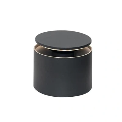 Immagine di Zafferano, Lampada Push Up, da Tavolo Ricaricabile e Senza Fili con Controllo Touch, Utilizzabile anche come Esterni, Dimmer, 2200 3000 K, Altezza 80 100 cm, Colore Grigio Scuro