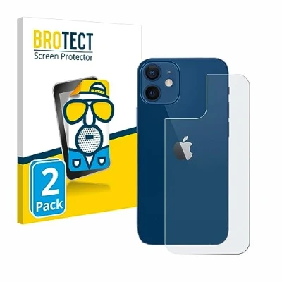 Immagine di brotect Pellicola Protettiva Opaca per Apple iPhone 12/12 Pro (Posteriore) Anti Riflesso (2 Pezzi)