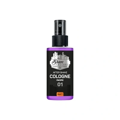 Immagine di The Shave Factory Colonia dopo la barba Un&#039;essenza fragrante per una cura impeccabile rasatura sensazione duratura di freschezza e comfort (50 ML, 01 Pacifico)