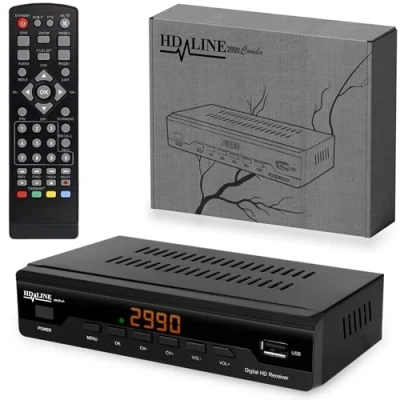 Immagine di hd line ricevitore cavo per TV digitale via 2990 Combo DVB C (HDTV, / C2, T/T2, HDMI, SCART, USB 2.0, WLAN opzionale) + 2990combo