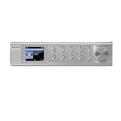 Immagine di Soundmaster IR1500SI Radio da Cucina con DAB plus/FM RDS, Bluetooth, WLAN, Vivavoce, 100 Memorie Preferite, Doppio Allarme, Timer Sleep/Snooze, Kit di Montaggio Incluso