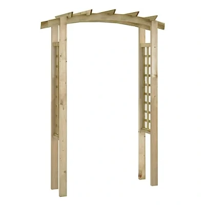 Immagine di vidaXL Arco da Giardino a Traliccio con Fioriere Pergolato Pergola ad Torre per Piante Arrampicanti Terrazza Esterni Legno di Pino