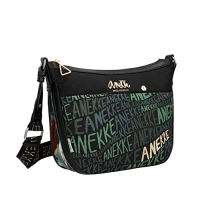 Immagine di Anekke Borsa Donna a tracolla grande in ecopelle con 1 manico e chiusura lampo Valigia mano Collezione Voice Nature Woods accessori 33 x 24