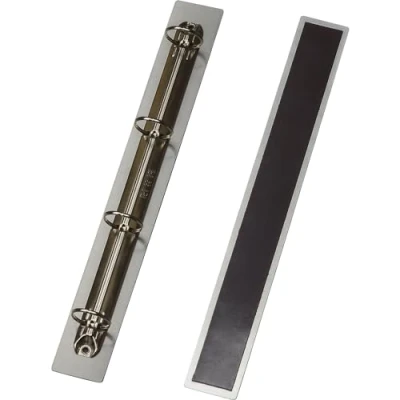 Immagine di Tarifold 92166 Supporto Magnetico Ad Anelli, A4 e A3, Grigio/Nero, 32 x 4 cm