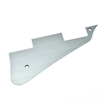 Immagine di KAISH Metallo Alluminio Anodizzato Stile Moderno LP Standard Pickguard Chitarra Pick Guard Scratch Plate per Les Paul Made in USA Argento