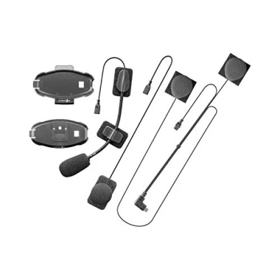 Immagine di INTERPHONE MICINTERPHOF10 Kit Audio ricambio o Aggiuntivo per Secondo casco Moto Compatibile Prodotti Active e Connect