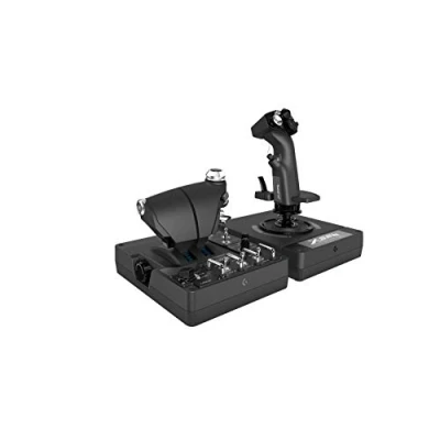 Immagine di Logitech G X56 H.O.T.A.S Controller Acceleratore e Joystick RGB HOTAS, 6 DoF Gradi di ‎Libertà, 4 Opzioni Tensionamento, +189 Controlli Programmabili, illuminazione RGB, 2x USB, PC ‎‎ Nero