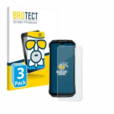 Immagine di brotect Pellicola Vetro Opaca per Doogee S110 (3 Pezzi) Protezione Schermo [Anti Riflesso, Durezza 9H]