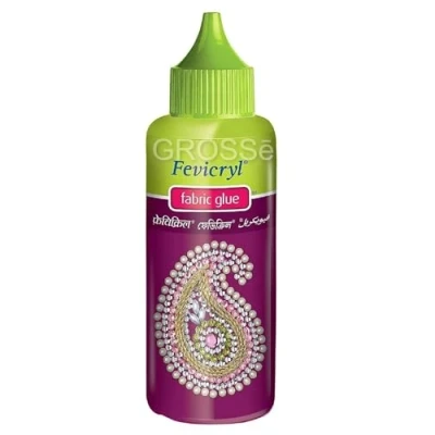 Immagine di colla per tessuti non Stitch adesivo trasparente da paillettes a forma di diamante tessuto, neutro, 80ml