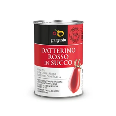 Immagine di Datterino Rosso Intero in succo &#039;&#039;grangusto&#039;&#039; 400g confezione da 12