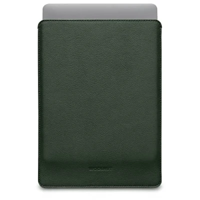 Immagine di WOOLNUT Custodia in pelle per MacBook Pro 14 pollici (2021 2024, M1 / M2 M3) Verde