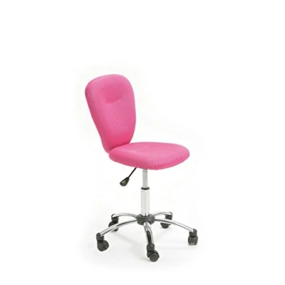 Immagine di Inter Link Sedia Ufficio Base Metallo Rivestimento Tessuto Mesh, Rosa, 40 x 48 86 cm