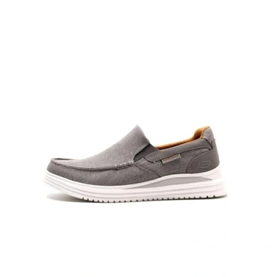 Immagine di Skechers Proven Suttner, Scarpe casual Uomo, Taupe Canvas, 39.5 EU