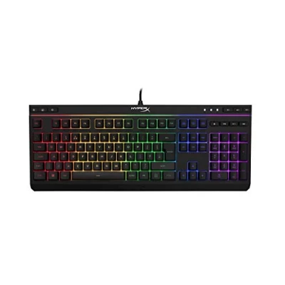 Immagine di HyperX Alloy Core RGB, Tastiera da Gaming Cablata, 6 Effetti di Luce e 3 Livelli Luminosità, Telaio Plastica Rinforzata, Tasti Morbidi Silenziosi, Resistente all&#039;Acqua, Blocco Tastiera, Nera