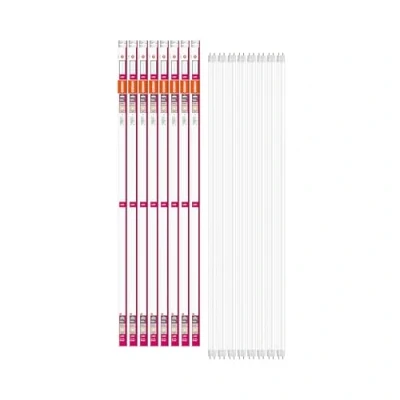 Immagine di OSRAM Tubo LED Substitube Pure con base G13, lunghezza: 1,2 metri, bianco caldo (3000K), 15W, sostituzione per tubi fluorescenti classici da 36W, confezione 8