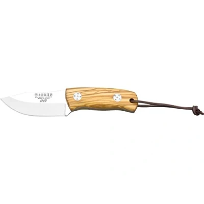 Immagine di joker Coltello da Caccia Riccio con Bushcraft in Legno d&#039;ulivo e Lama Acciaio Inox MOVA 7,5 cm, 130 Grammi, CO75 per la Pesca, Caccia, l&#039;escursionismo, Il Campeggio
