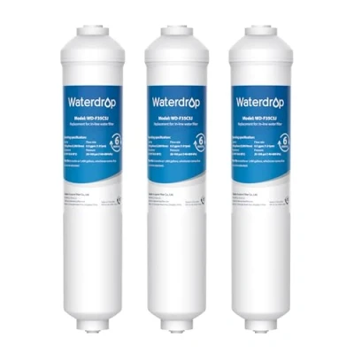 Immagine di Waterdrop DA29 10105J Sostituzione per il Filtro dell&#039;Acqua Samsung® HAFEX/EXP, DA2010CB, DA99 02131B, LG® in Linea (3 Pack)