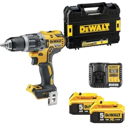 Immagine di DEWALT DCD796P2 QW Trapano Avvitatore 2 Velocita’ 18V Motore Brushless Mandrino Autoserrante In Metallo 1.5 13Mm.