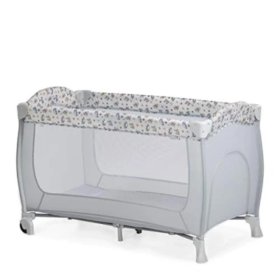 Immagine di hauck Lettino da Viaggio Sleep N Play Go Plus Culla Neonato fino a 15kg Letto Pieghevole 60x120cm Bambini con Ruote, Apertura Laterale e Borsa Beige, Winnie The Pooh Exploring
