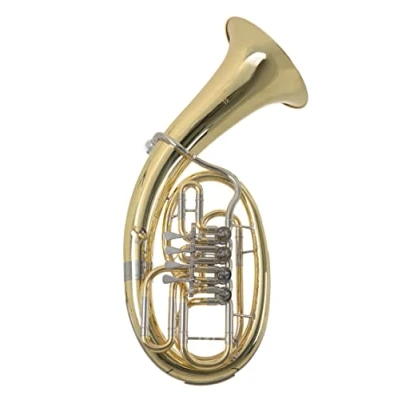 Immagine di Roy Benson Bb Baritone BH 202 (con campana Ø 26 cm, componenti in alpacca, 4 valvole a cilindro, precisione e suono di prima classe, custodia sagomata facilmente trasportabile)