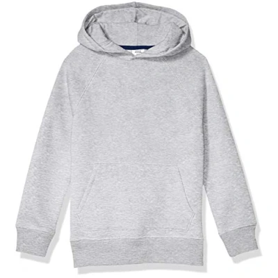 Immagine di Amazon Essentials Felpe con Cappuccio in Pile Bambini e Ragazzi, Grigio Chiaro Puntinato, 9 Anni