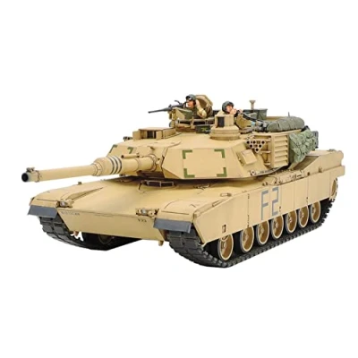 Immagine di Modellino Carro Armato M1A2 Abrams 120 mm Gun Iraqi Freedom Scala 1:35
