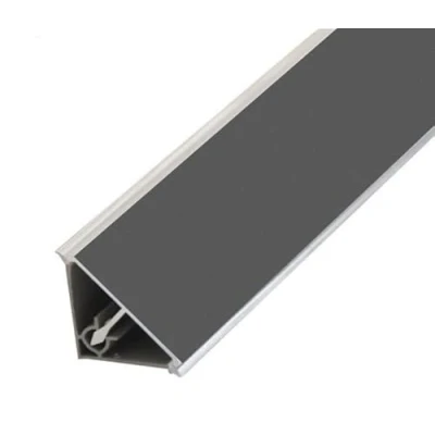 Immagine di Evotrade Alzatine per piani da cucina, spalletta top, lunghezza 2 metri IN PVC Colori a Scelta + Accessori (2 tappi finali giunzioni angolari) MADE ITALY (Piombo)