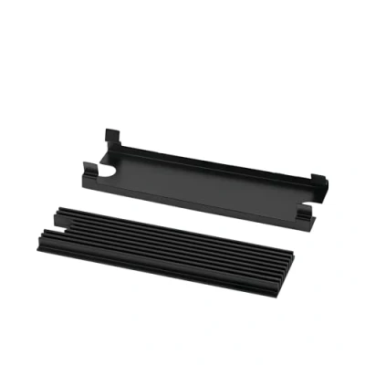Immagine di Thermal Grizzly Dissipatore SSD M.2 incl. 2x Pad Termico, Colore Nero Estetico, Radiatore Passivo per Eliminare la Riduzione della Velocità di 2280 Solid State Drive